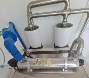 Bộ đèn UV Viqua S8Q lắp cho hệ thống nước RO