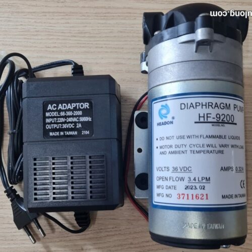 Van 1 chiều lá lật phi 21 16 Bơm tăng áp 36V Headon HF-9200