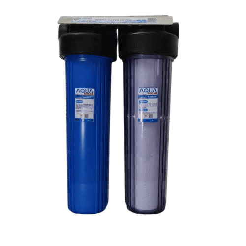 Bộ lọc tổng đầu nguồn 4 Bộ lọc tổng Bigblue 20inch 2 cấp