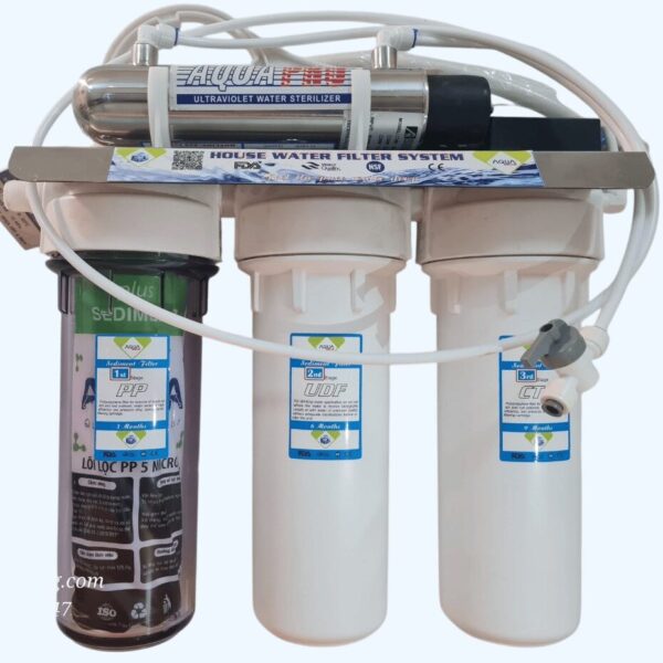 Bo loc nuoc tai voi 4 cap 10inch uv