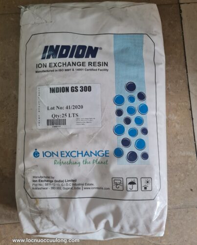 Hạt nhựa INDION Chính hãng 6 INDION GS300 – Hạt Nhựa trao đổi ion Bazơ mạnh