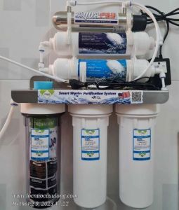 Máy lọc nước tại vòi 6 cấp - Không nước thải - Tích hợp đèn UV