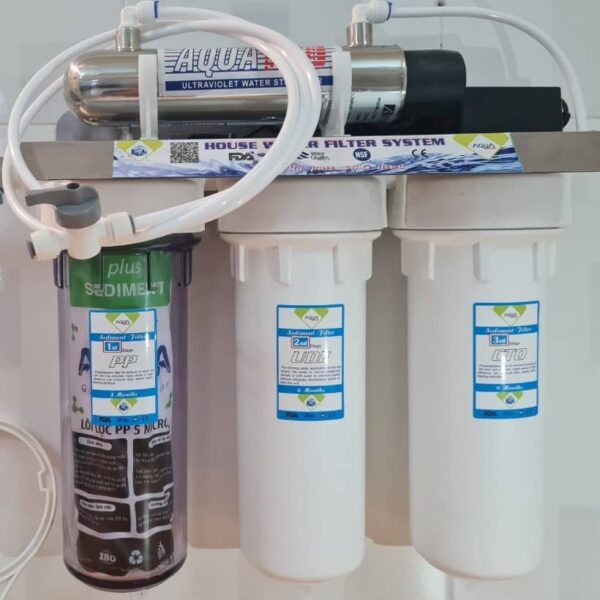 May loc nuoc tai voi UF 4 cap UV