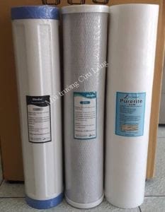 Bộ lõi lọc 123 10inch 8 Bộ lõi lọc bigblue 20inch Buder