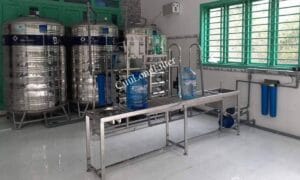 Gia công cơ khí hệ thống lọc nước 30 dây chuyền sản xuất nước đóng bình đóng chai