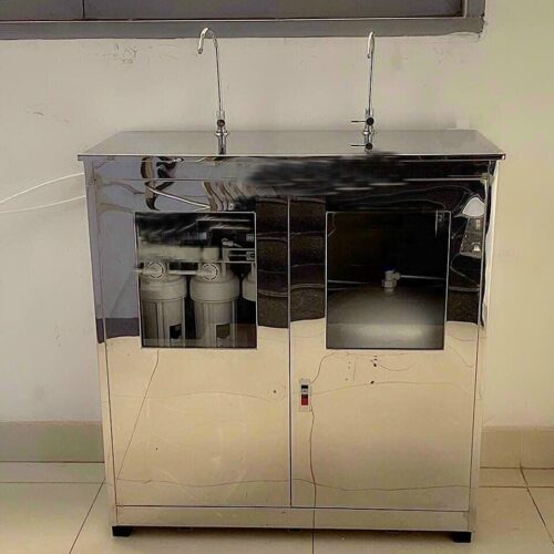 NL100 - Máy lọc nước RO Bán Công nghiệp Nóng Lạnh AQUA (100 lít/giờ) 7 Máy lọc nước RO Bán Công nghiệp AQUA vỏ inox