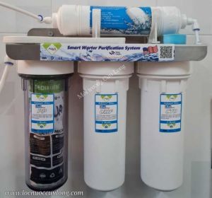Máy lọc nước tại vòi 4 cấp - Không nước thải - Tích hợp đèn UV