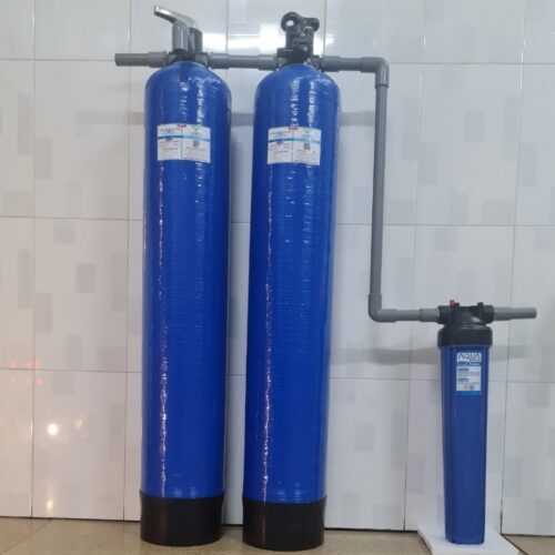 BLCa-54A - Bộ lọc làm mềm 1500 lít/giờ 7 Bộ lọc nước tổng sinh hoạt làm mềm (800-1500 lít/giờ) - Vỏ Composite