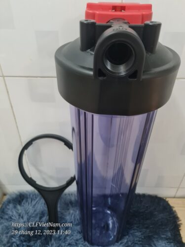 L20BT - Ly lọc Bigblue 20inch màu trong suốt Ø34 3 Ly loc 20inch biglue trong suot