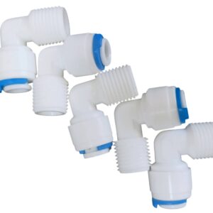 Linh kiện lọc nước - Co răng ngoài 17 ra ống phi 10