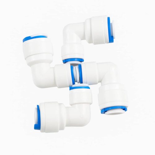 Linh kiện lọc nước - Co nối nhanh phi 10 ra phi 6 2 Co nối nhanh phi 10 ra phi 6