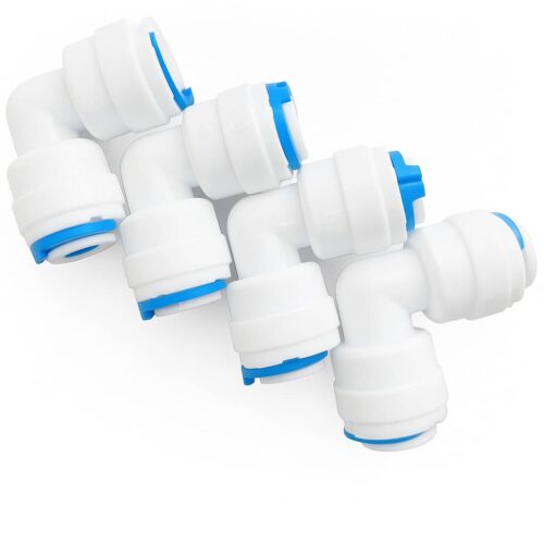 Linh kiện lọc nước - Co nối nhanh phi 10 5 co nối nhanh phi 6