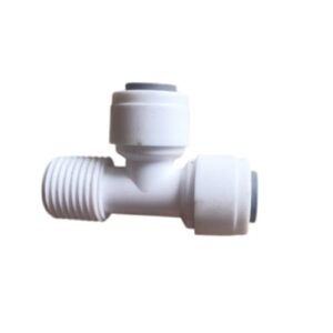 Linh kiện lọc nước - Tê lệch răng ngoài 13 ra nối nhanh phi 6