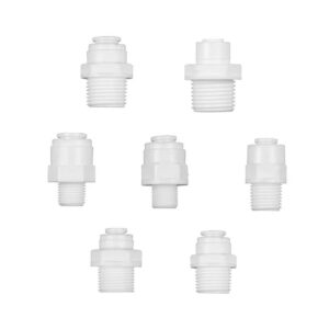 Linh kiện lọc nước - Nối thẳng răng ngoài 21 ra phi 10